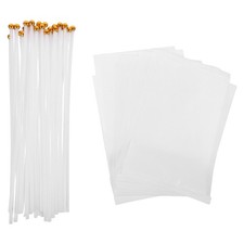  30 mini bandiere bianche su