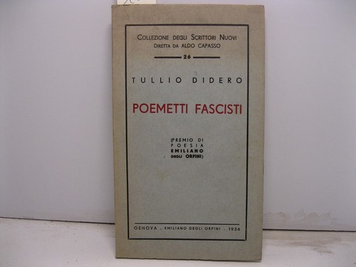 Didero tullio poemetti - tullio,,