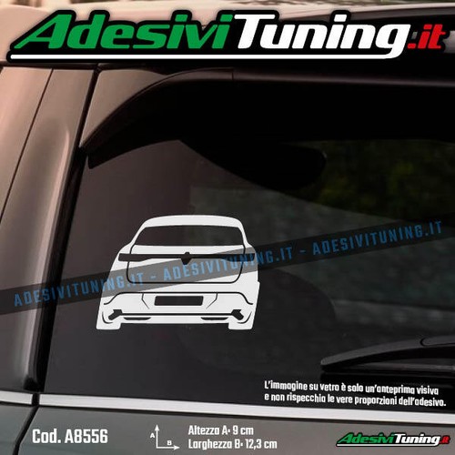 Adesivo profilo posteriore - adesivo,