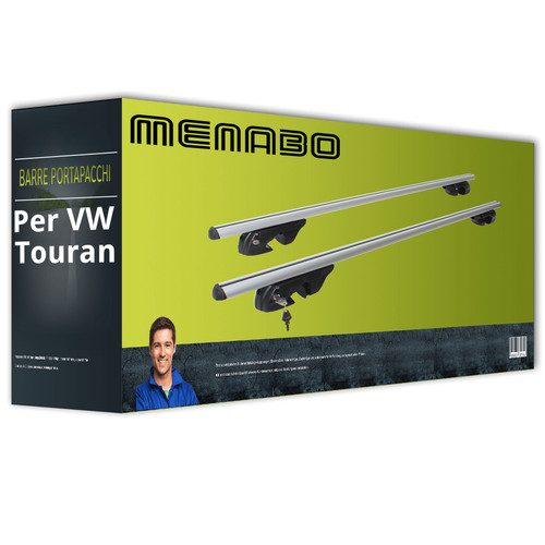 Menabo sherman alluminio - alluminio, barre