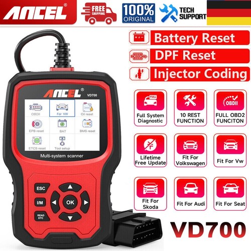 Scanner obd2 per auto epb - epb, dpf
