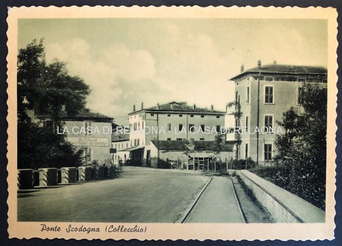 Cartolina ponte scodogna - ponte,