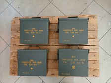 LOTTO 4 CASSETTE PORTA,MUNIZIONI DA 800 COLPI