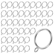 Silver Curtain Rings with