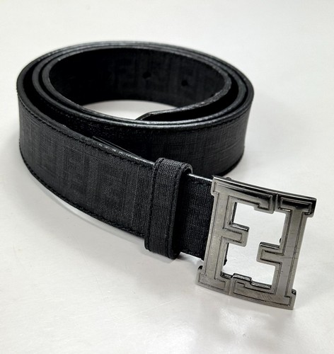 Cintura uomo pelle fendi nera - fendi,