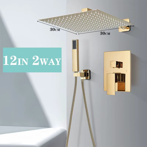 Set doccia dorato - set, rubinetto