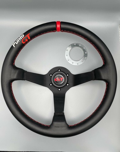 Volante sportivo pelle - in,