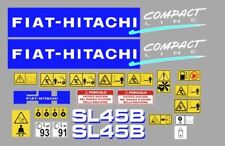 Fiat-Hitachi SL 45 B decalcomanie adesive, kit Completo