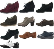 Francesina scarpe donna ZEPPA TACCO Decoltè OUTLET -40% Marroni Nero Bordò pelle