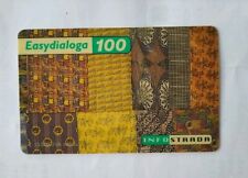 CARTA SCHEDA TELEFONICA EASYDIALOGA 100- INFOSTRADA-L.10.000-ANNO 2000