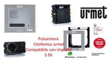 Pulsantiera urmet 1 pulsante compresa microfono 1145/500 tastiera urmet 