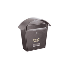 Alubox 29CHALET/VRGH Cassetta della Posta con tettuccio 25x10,5xh37 cm Ghisa