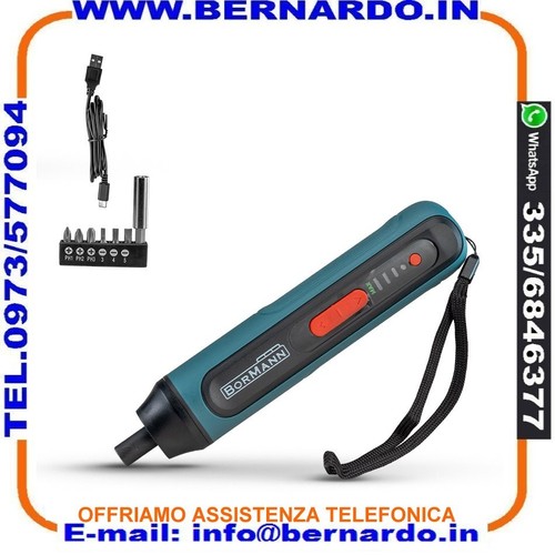 Cacciavite batteria bormann - batteria,