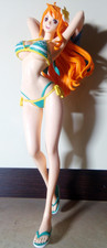 anime figure nami one piece bikini vacation sexy girl 21cm manga statue
