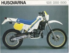 Kit plastica enduro Husqvarna WR 125 250 400 500 1985 1986