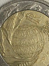 Moneta 2 Euro "World Food Programme", anno 2004, ERRORE DI CONIO