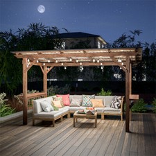 13' x 6.5' Wooden Pergola