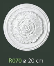 Rosone gesso bianco per - in,