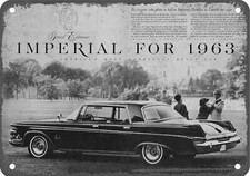 METAL SIGN - 1963 Imperial
