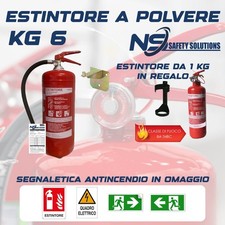 Estintore A Polvere 6 Kg Con