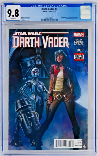 Darth vader cgc 8 pagine - 9.8,