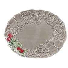 PIATTO OVALE IN CERAMICA BLANC