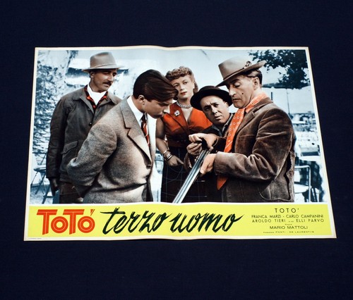 Toto terzo uomo fotobusta - totò,