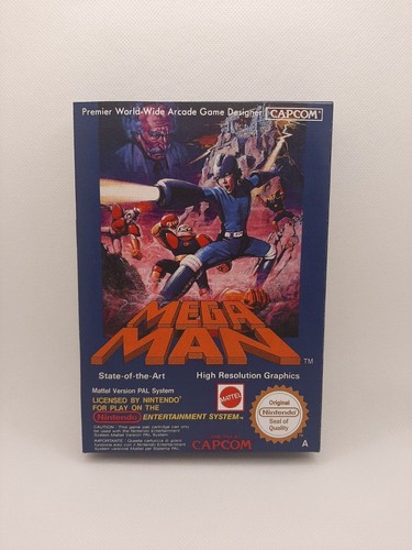 Nes mega man box - ,