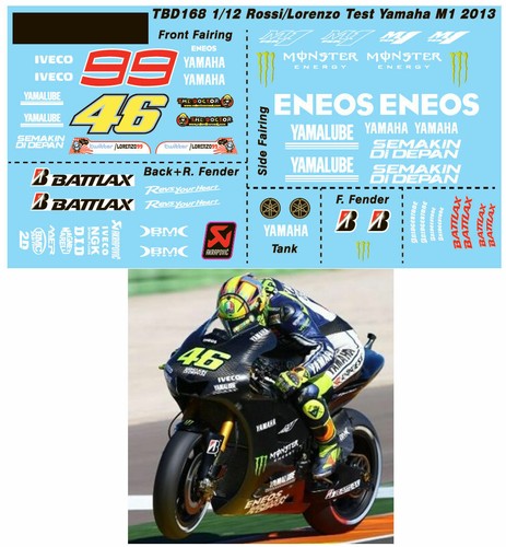 Decals per yamaha m1 - yamaha,
