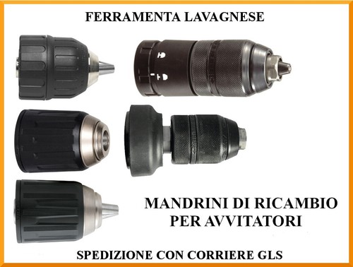 Mandrini ricambio per - mandrini,