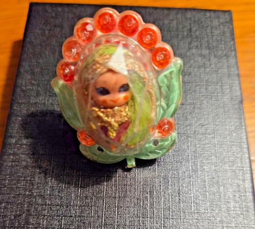 Anello medaglione bambola - anello,