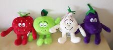 4 VITAMINI MELANZANA AGLIO FRAGOLA MELA peluche coop Vita Mini pupazzo plush toy