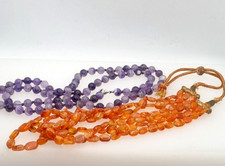 AMETISTA E CORNIOLA COLLANE