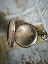 Orologio Taschino Omega Argento - Primi '900 Gran Prix Funzionante con catena