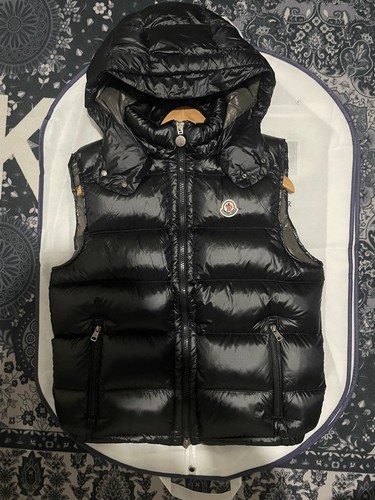 Gilet imbottito moncler nero - gilet,