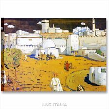 Kandinsky Città araba 70x50 quadro moderno su tela soggiorno ufficio salotto