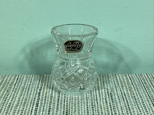 Vaso vintage nos boemia - vaso,