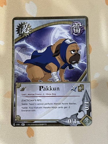 Naruto ccg pakkun - ccg,, 1581,