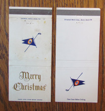 COPERTINE FIAMMIFERI OCEAN REEF YACHT & GOLF CLUB: KEY LARGO, FL MATCHCOVERS -A27