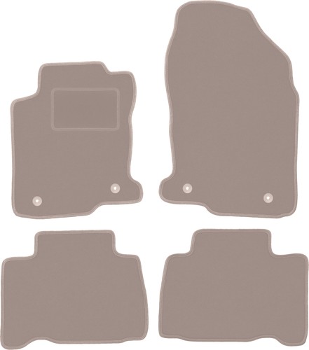 Tappetini velluto beige - tappetini,