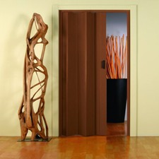 Porta soffietto noce pvc - porta,