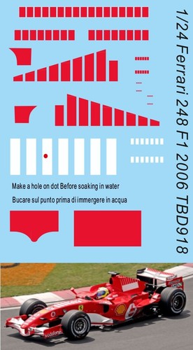 Decals per ferrari 248 - decals, f1