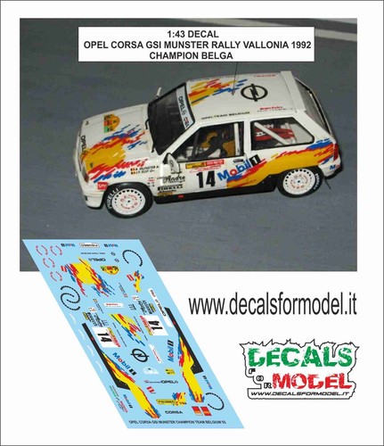 Decals opel corsa gsi - decals,