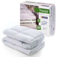 Topper materasso Biancaluna 7 cm singolo una piazza e mezza matrimoniale 700 gr