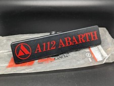 AUTOBIANCHI A112 ABARTH LOGO SIGLA ORIGINALE EMBLEMA FREGIO STEMMA SCRITTA BADGE