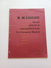 Kawasaki 900 Z1-A 1973 varianti catalogo ricambi per Europa originale