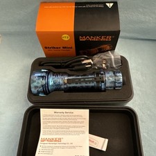 Torcia tattica blu Manker