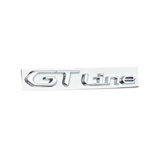 Logo Emblème GT Line Gris Silver pour Peugeot 208 308 508 2008 3008 5008