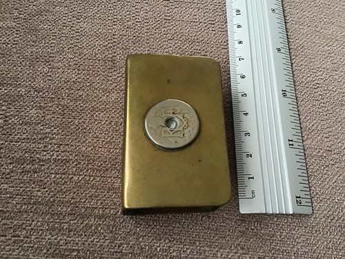 Original ww1 trench art brass - ww1,
