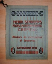 HERM. SCHROERS MaschinenFabrik CREFELD TESSITURA